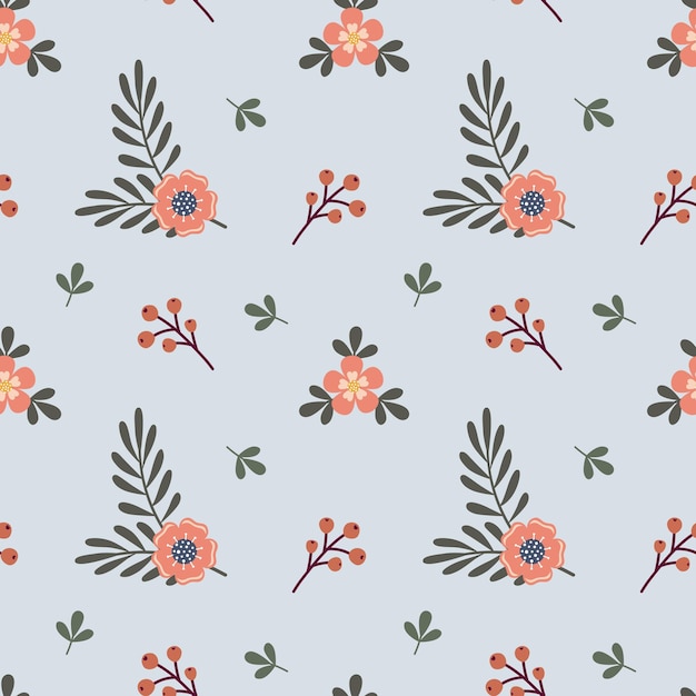 Vector floral pattern 03_02