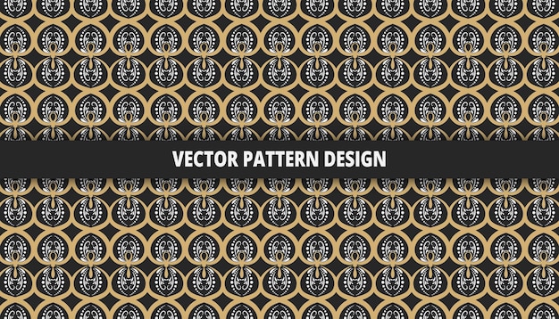Цветочный узор фон униформа векторный дизайн орнамента