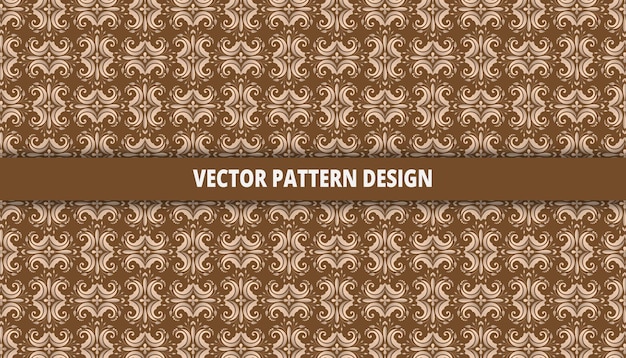 Floral pattern Background uniform Vector ornament design