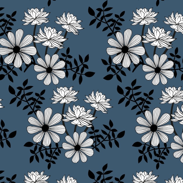 Sfondo pattern floreale