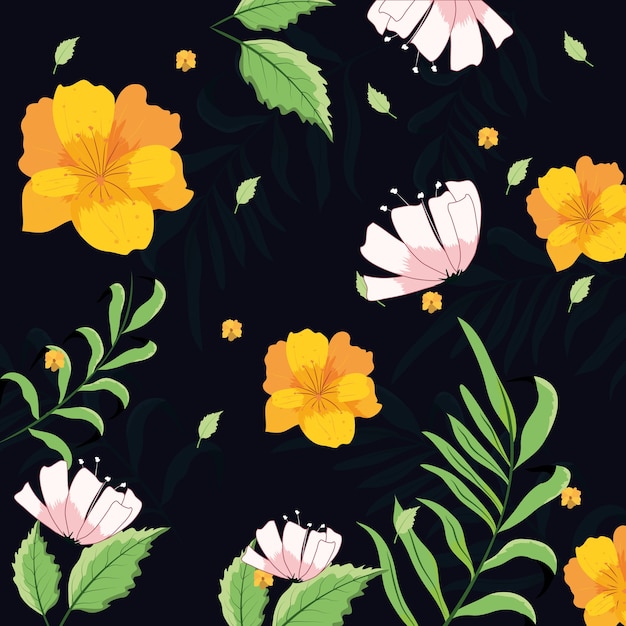 Floral pattern background