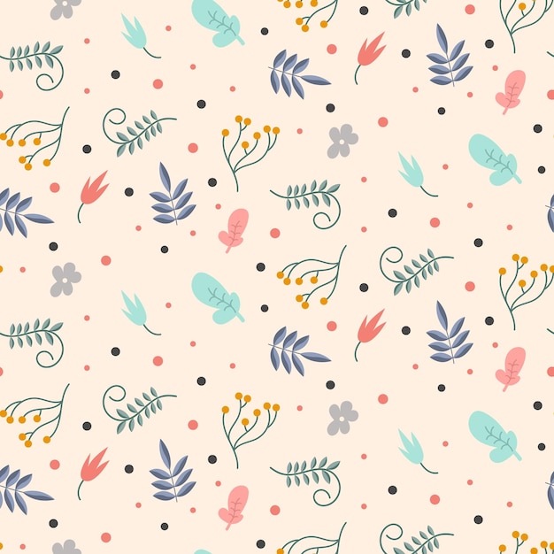 Floral pattern colorful vector illustration . suitable for your wallpaper