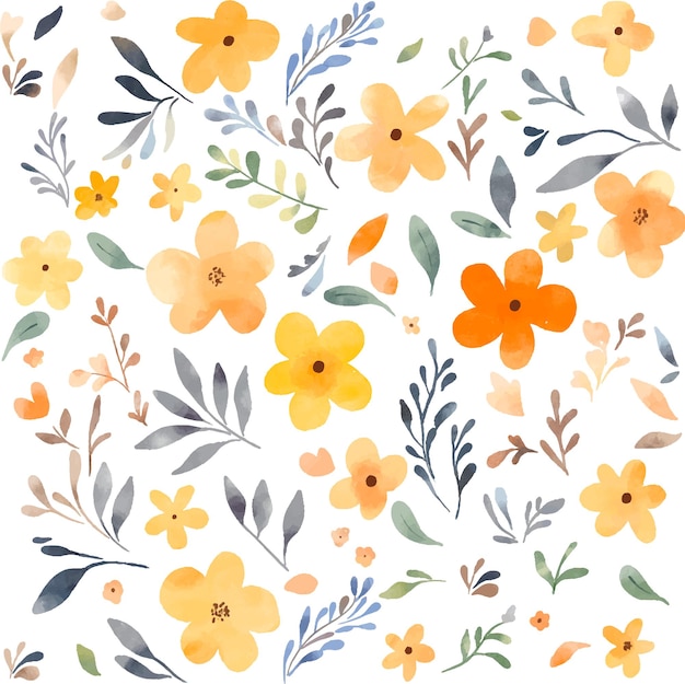 Floral pattern design for fabric wrapping paper kid039s clothes wallpaper