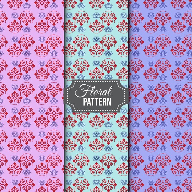 Vector floral pattern design