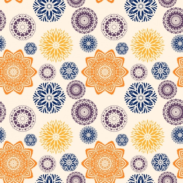 Vector floral pattern design