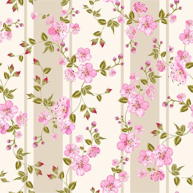 Vector floral pattern design