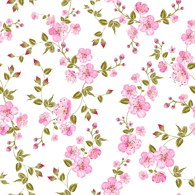 Vector floral pattern design