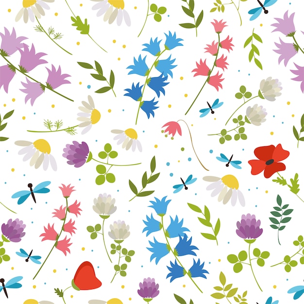 Vector floral pattern design