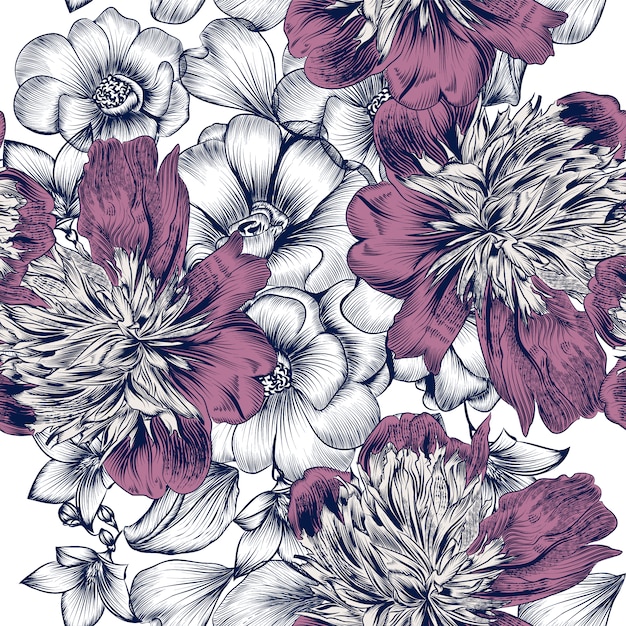 Floral pattern design