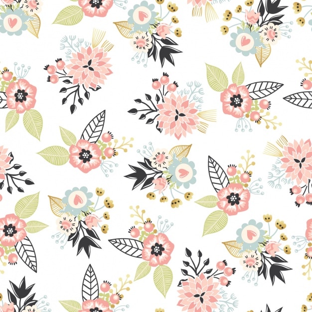 Vector floral pattern design