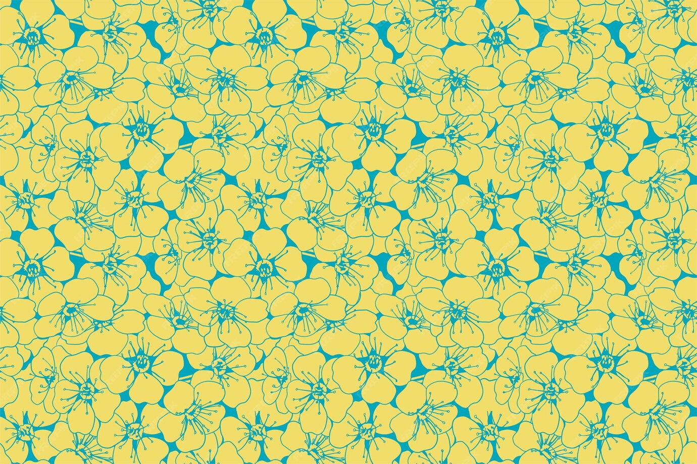 Premium Vector | Floral pattern seamless vector background foliage and
