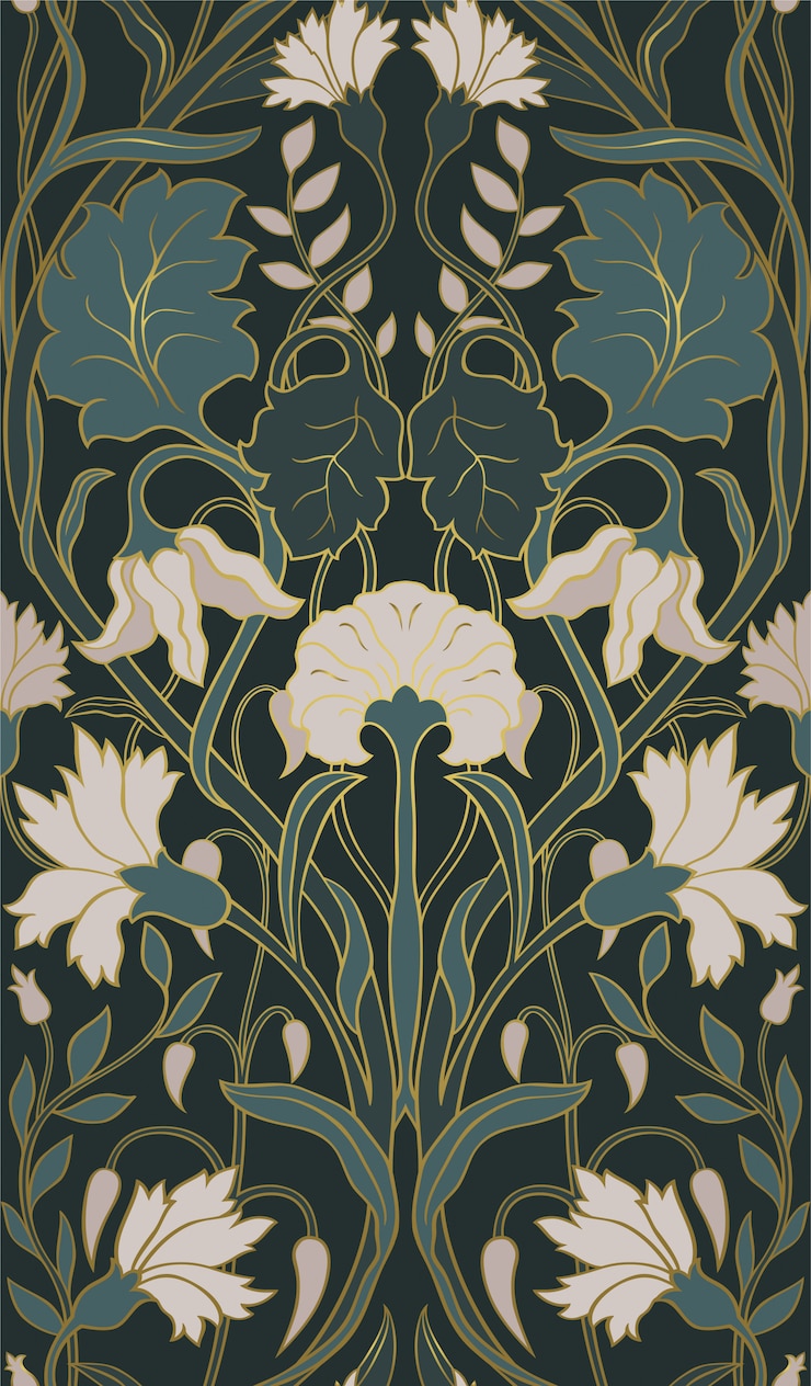 Vector 壁紙の花柄。