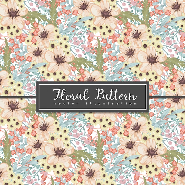 Floral pattern  with berries.