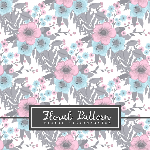 Floral pattern  with berries.