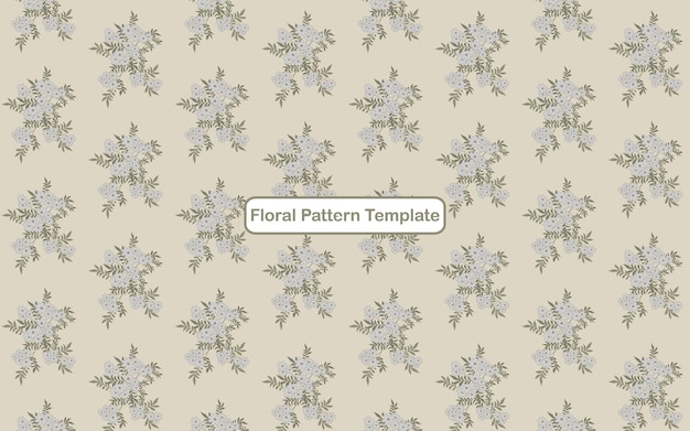 floral pattern with a label that says spring floral