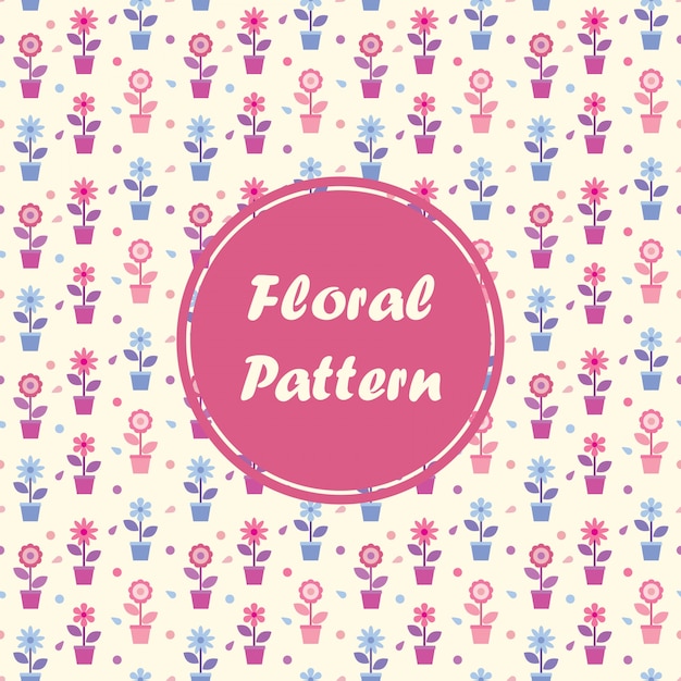 Floral Pattern With Soft Elegant Color