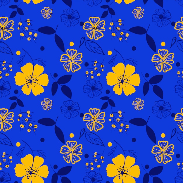 Vector floral pattern