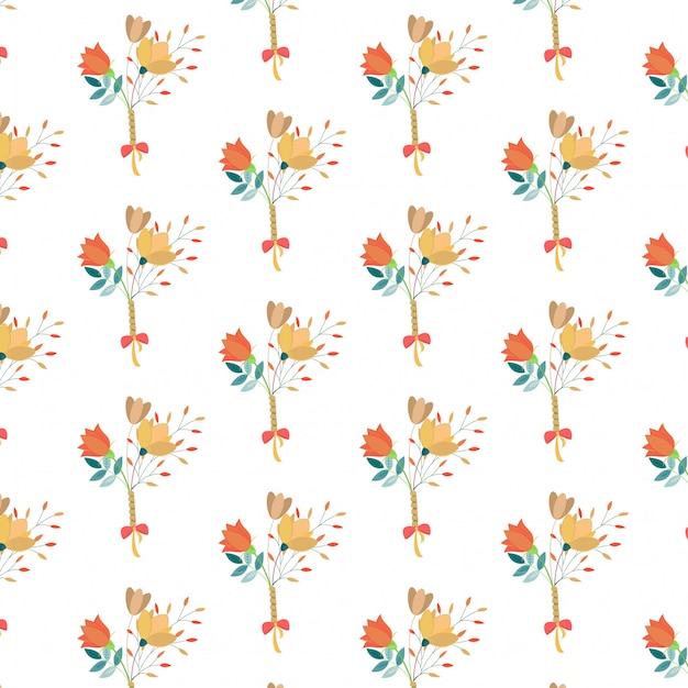 Vector floral pattern