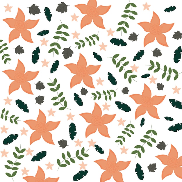 Vector floral  pattern