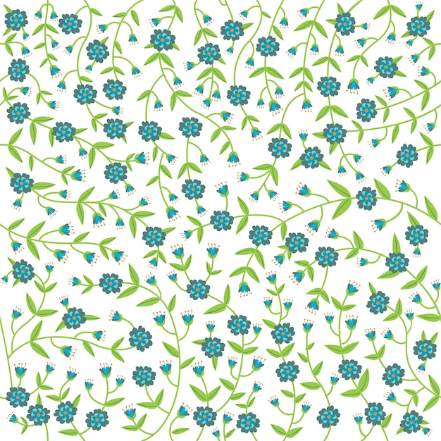 Vector floral pattern