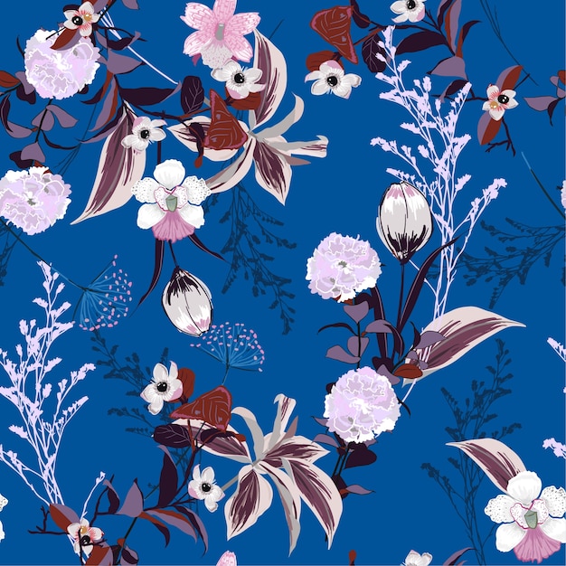 Vector floral pattern