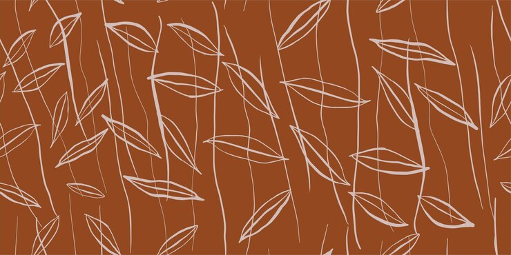 Vector floral print seamless pattern hand drawn style collage contemporary print fashionable template