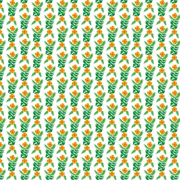 Vettore floral_repeated_golden_pattern