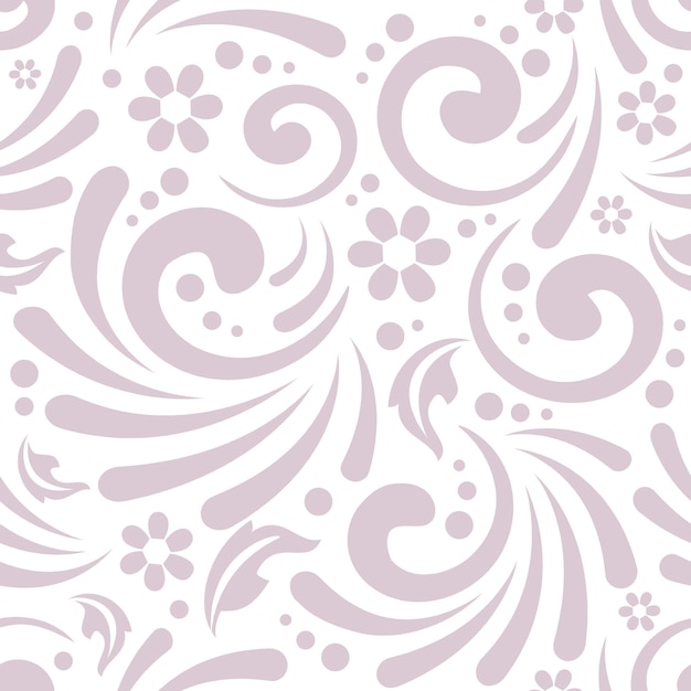 Vector floral seamless background for presentations creativity design brochures and websites