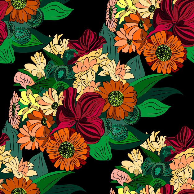 Floral seamless background