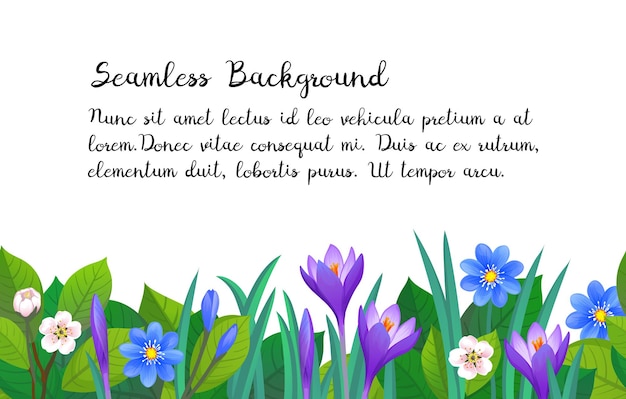 Floral seamless background