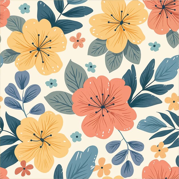 floral seamless patel pattern
