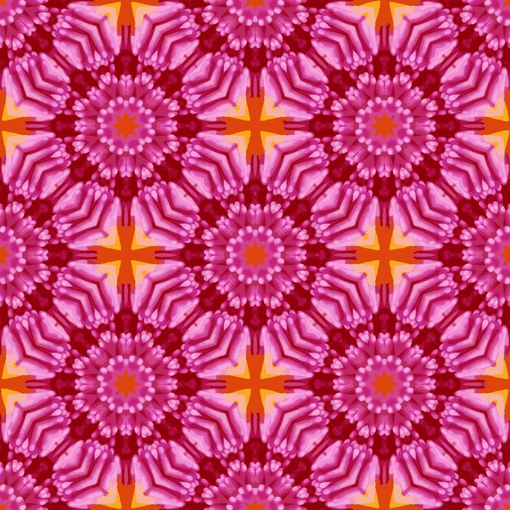 Vector floral seamless pattern. abstract flowers background.