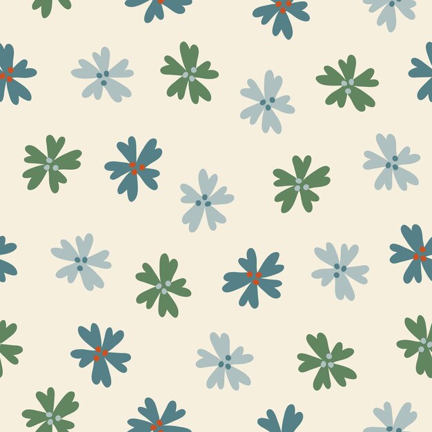 Floral seamless pattern Colorful surface design