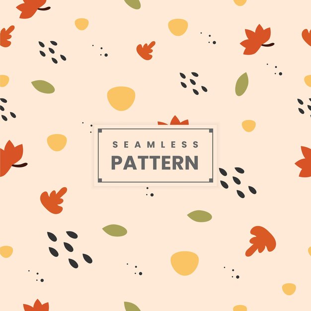 Vector floral seamless pattern design