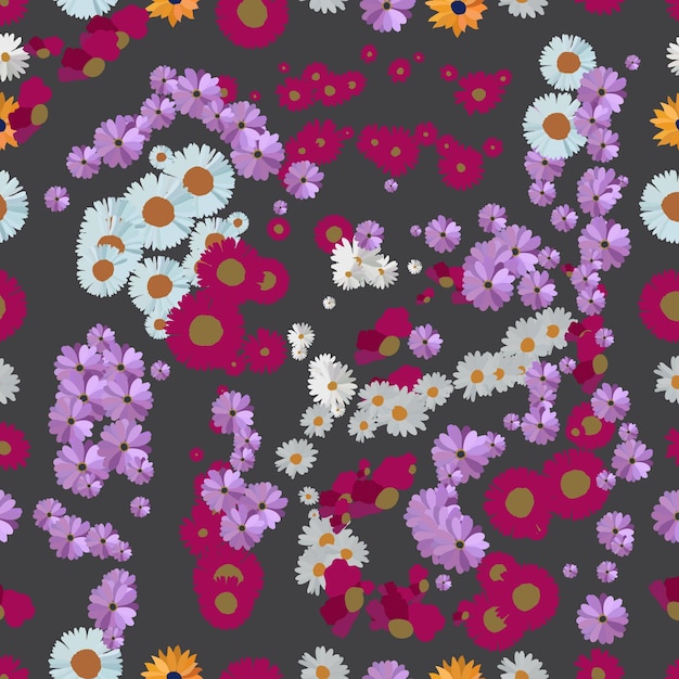 Floral Seamless pattern Floral texture Floral fabric seamless pattern Vector seamless pattern