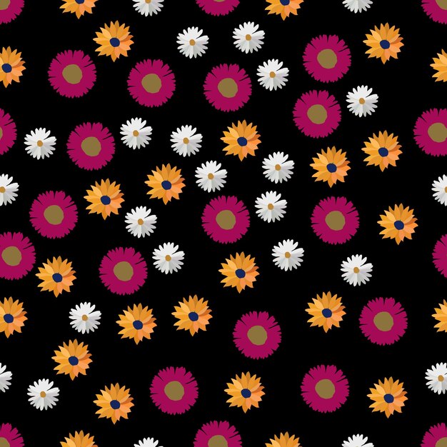 Floral Seamless pattern Floral texture Floral fabric seamless pattern Vector seamless pattern