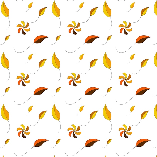 floral seamless pattern natural flower pattern background design illustration