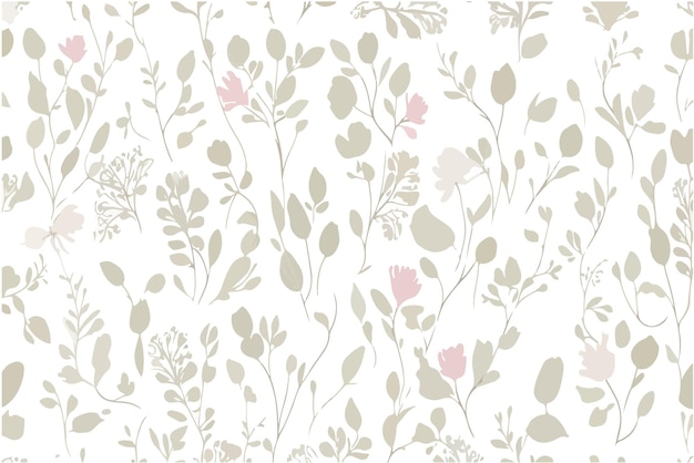 Floral seamless pattern Plant texture for fabric wrapping wallpaper and paper Decorative print