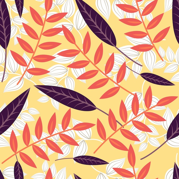 Vector floral seamless pattern