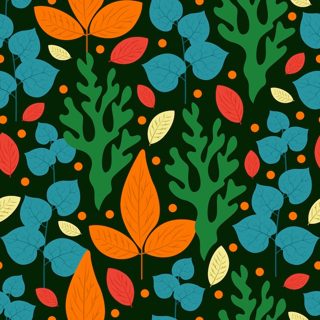 Vector floral seamless pattern