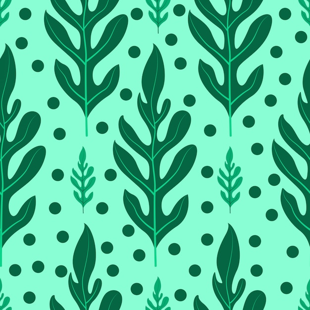 Vector floral seamless pattern