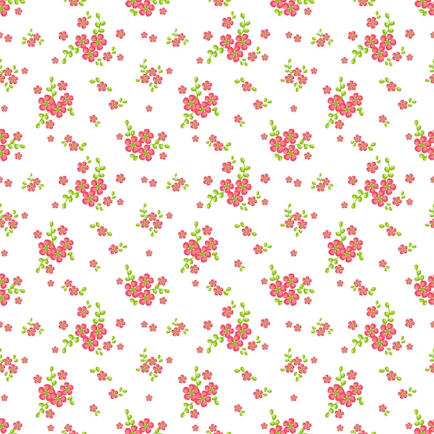 Floral seamless pattern.