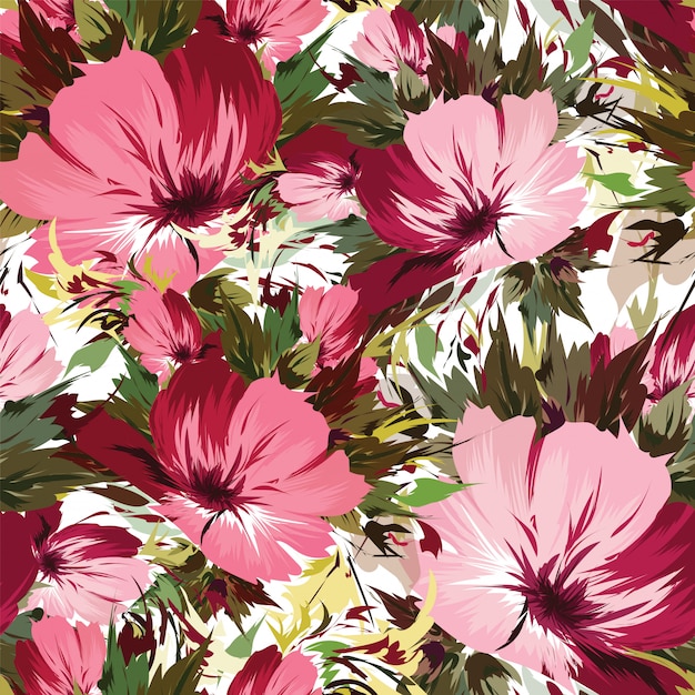 Floral seamless pattern.