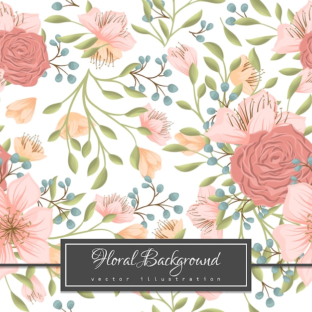 Floral seamless pattern