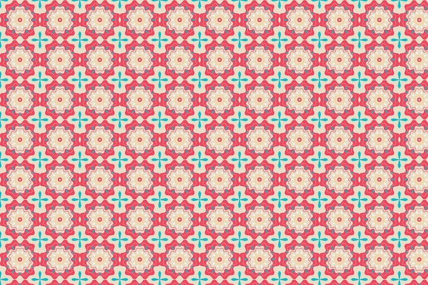 Vector floral seamless pattern