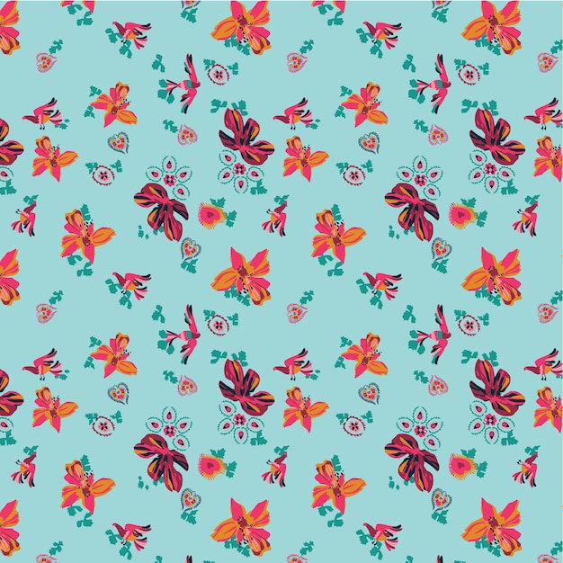 Vettore floral seamless pattern