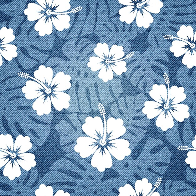 Vector floral seamless pattern