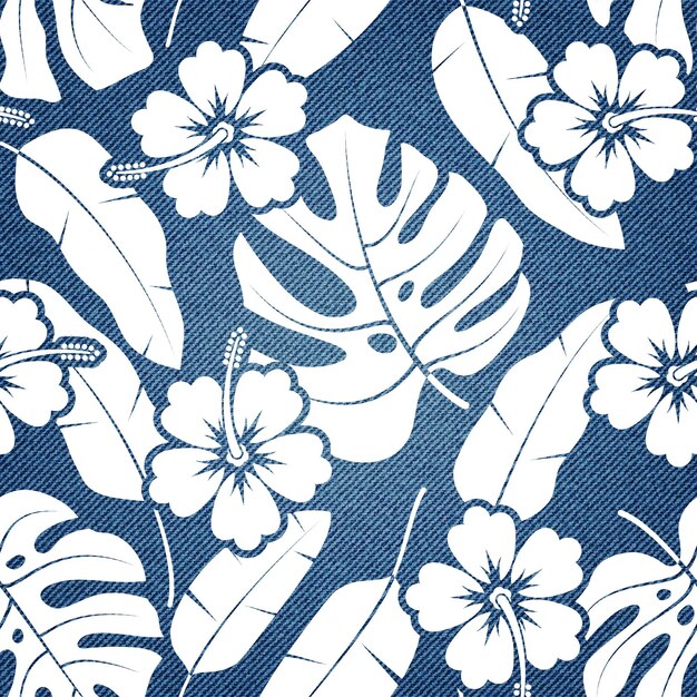 Vector floral seamless pattern