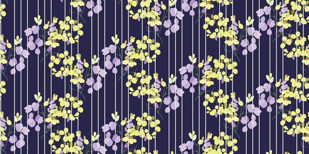 Vector floral seamless pattern