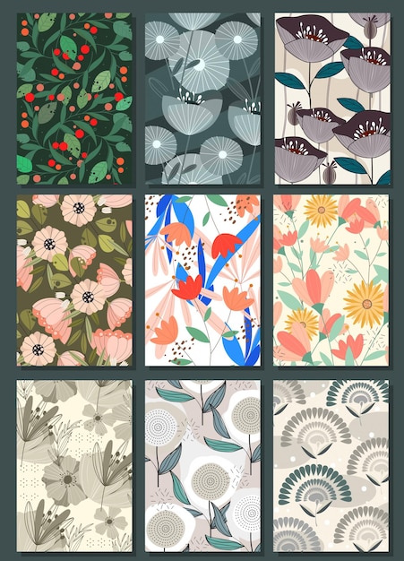 Floral Seamless Patterns Collection